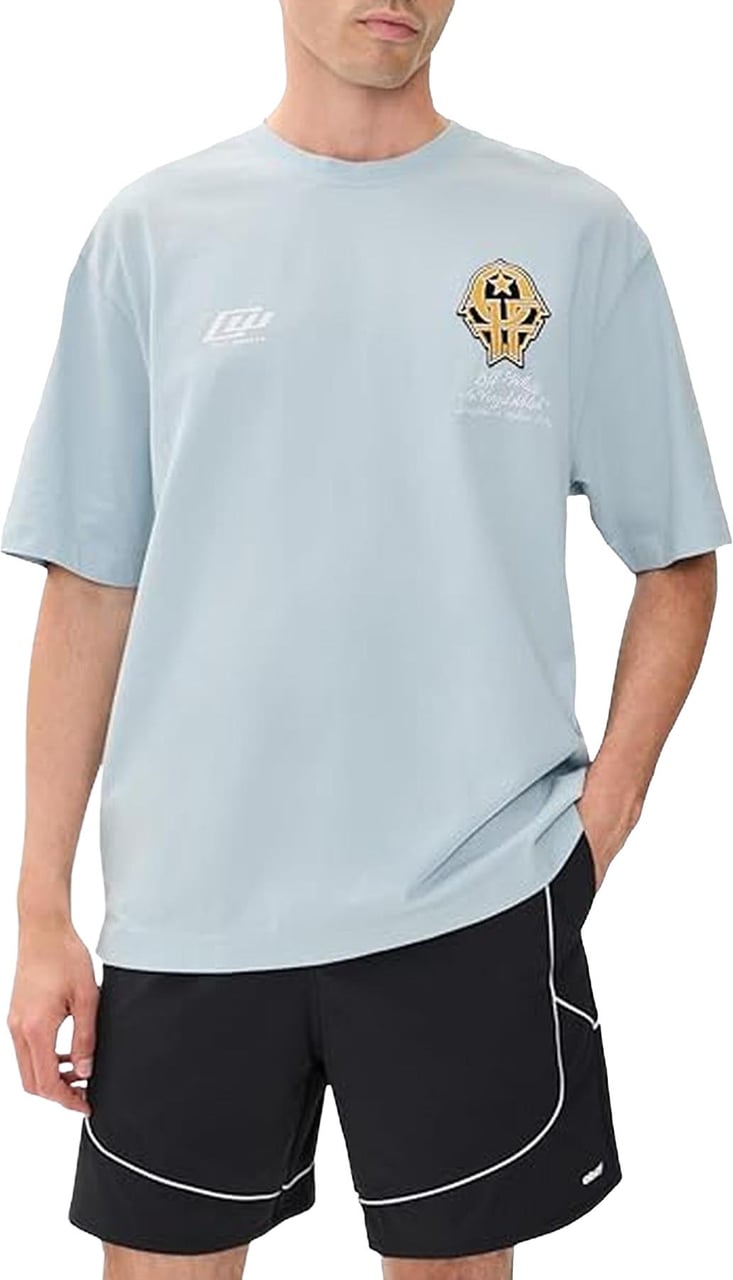 OFF-WHITE Heren Sporty Skate Tee Blauw