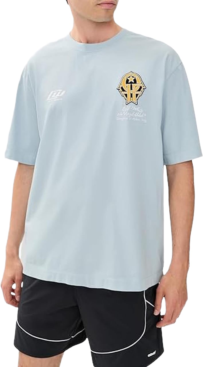 OFF-WHITE OFF WHITE Heren Sporty Skate Tee Blauw