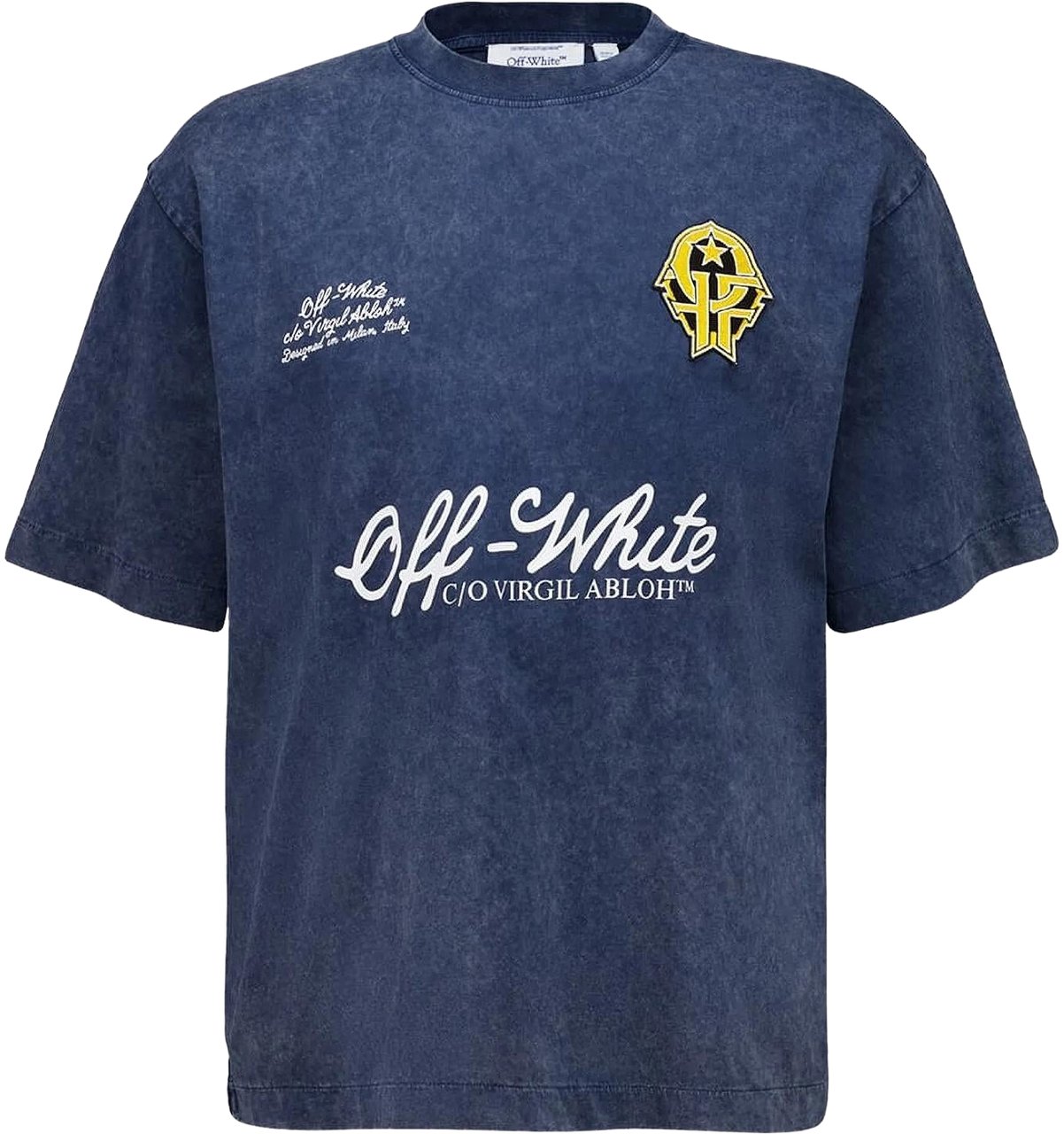 OFF-WHITE Heren Sporty Skate Tee Blauw