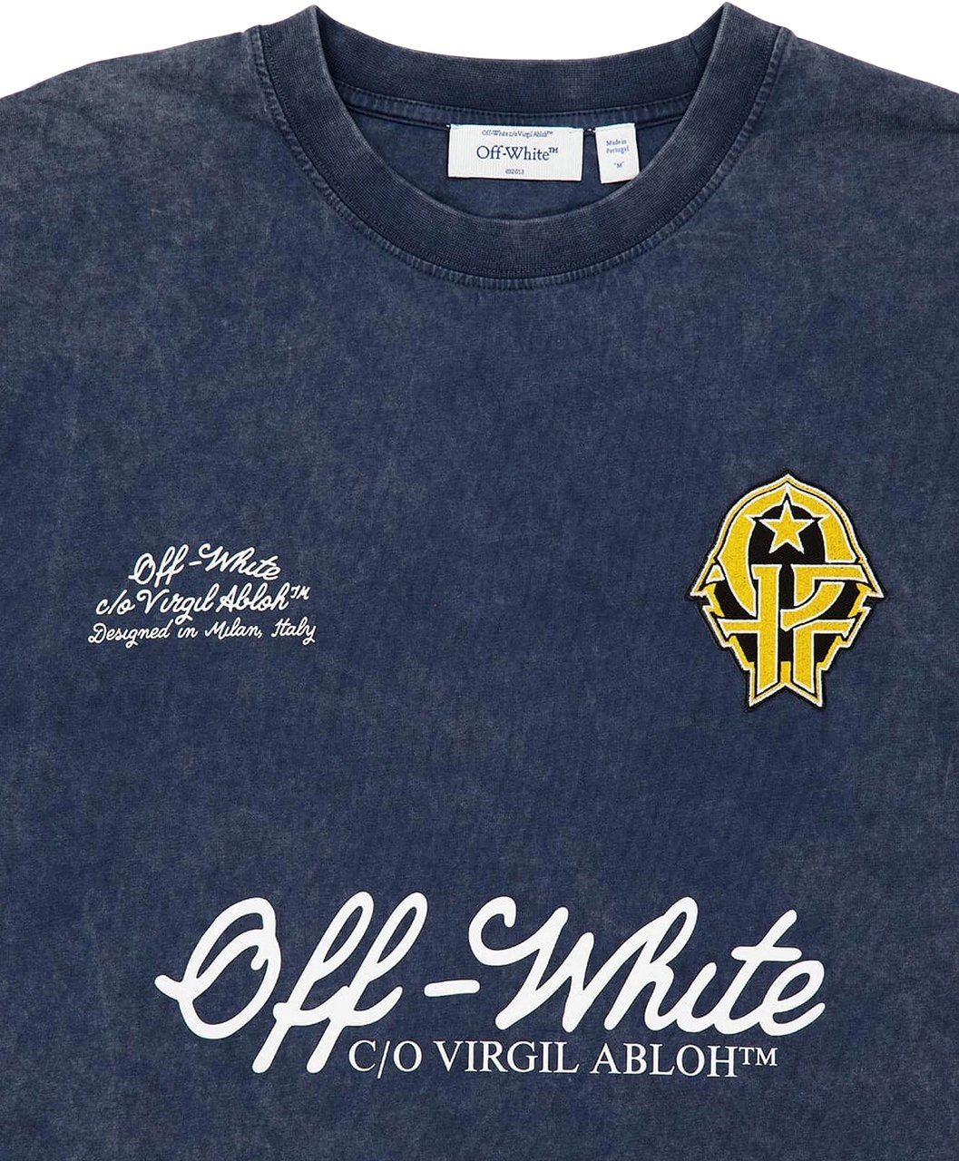 OFF-WHITE Heren Sporty Skate Tee Blauw