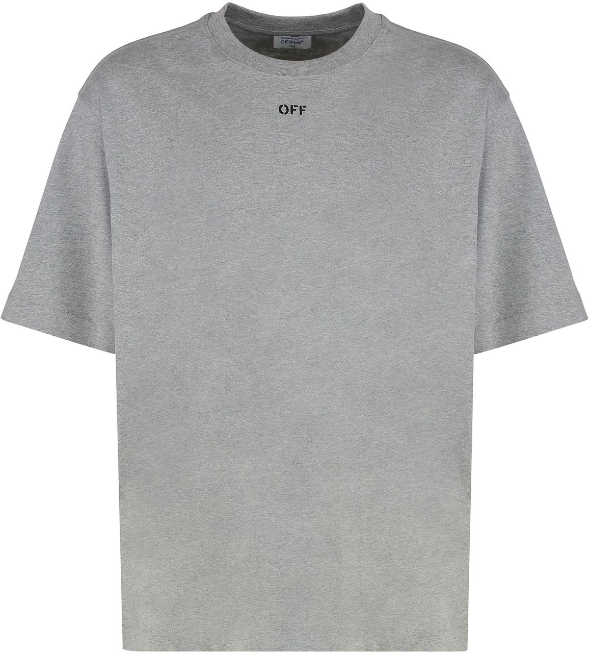 OFF-WHITE Cotton crew-neck T-shirt Zwart