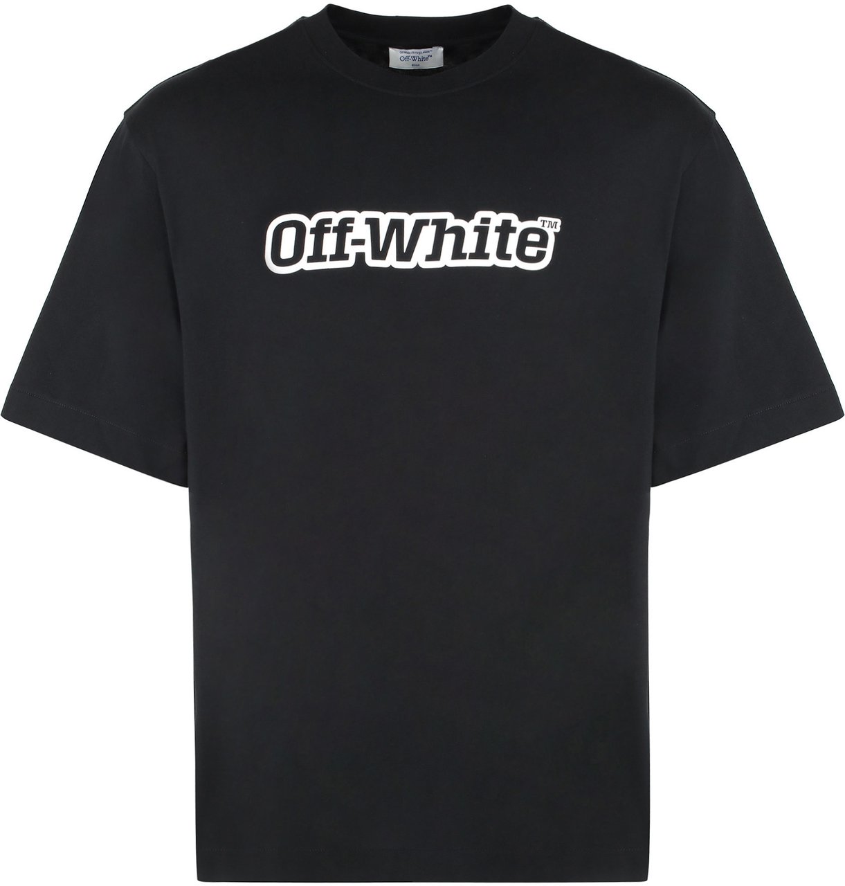 OFF-WHITE Cotton crew-neck T-shirt Zwart