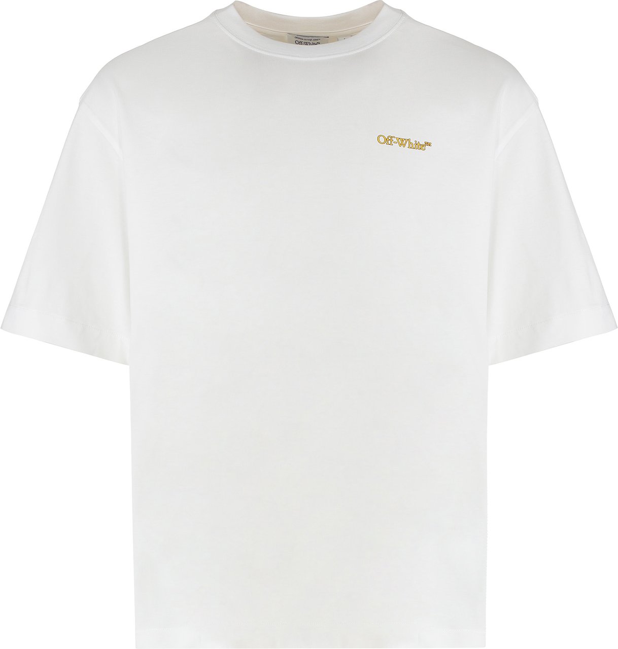 OFF-WHITE Cotton crew-neck T-shirt Wit