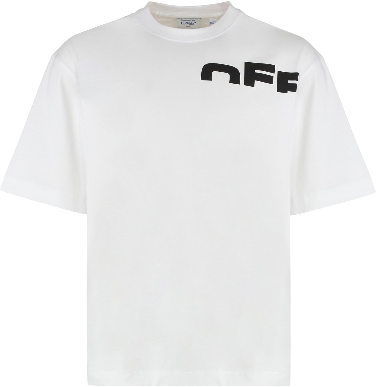 OFF-WHITE Cotton crew-neck T-shirt Wit