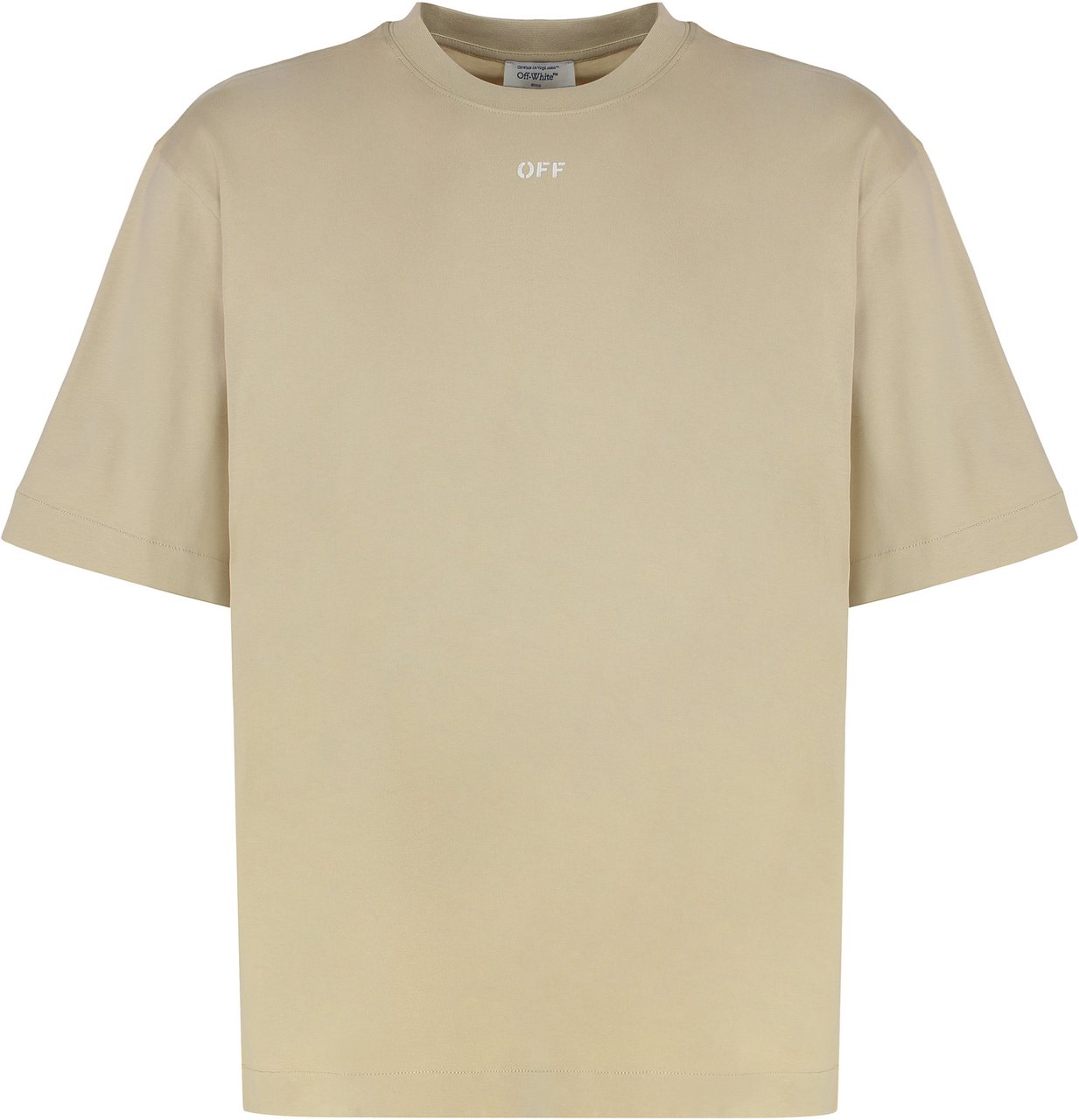 OFF-WHITE Cotton crew-neck T-shirt Bruin