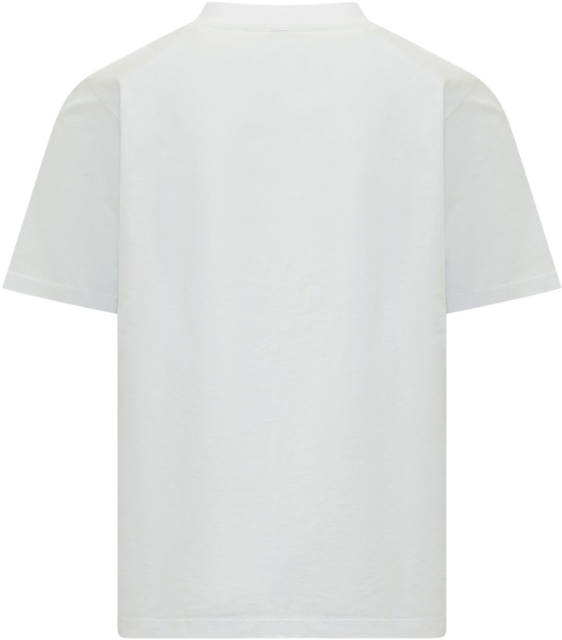 OFF-WHITE T-shirt Logo Quote con Dettaglio Frontale Wit