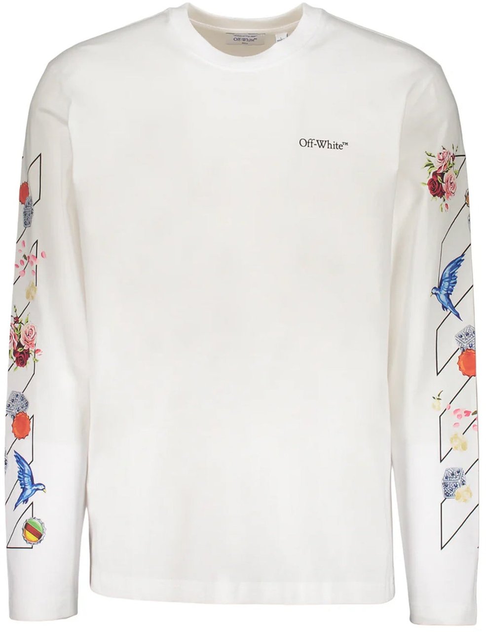 OFF-WHITE OFF-WHITE Long-sleeve T-shirt Wit