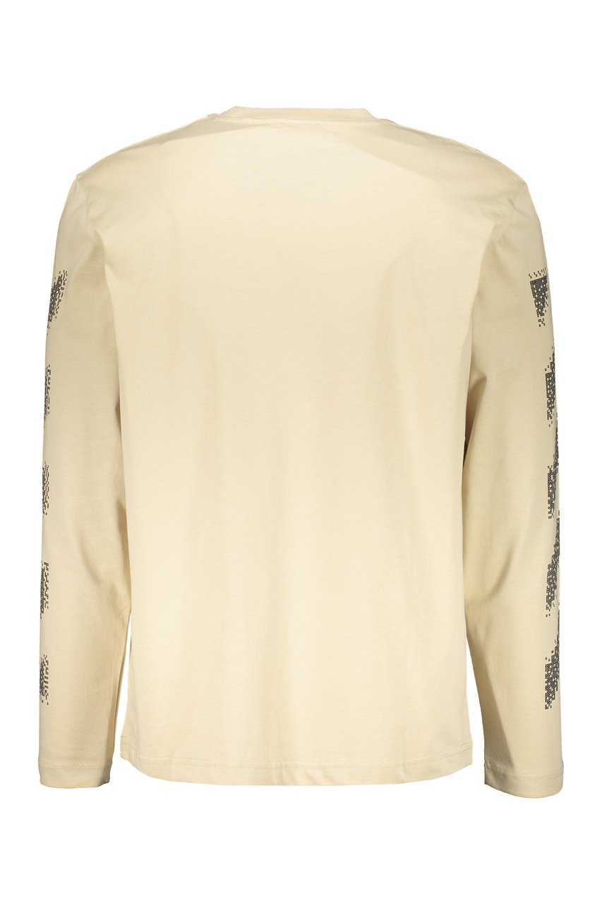 OFF-WHITE Long sleeve t-shirt with graphic details Bruin