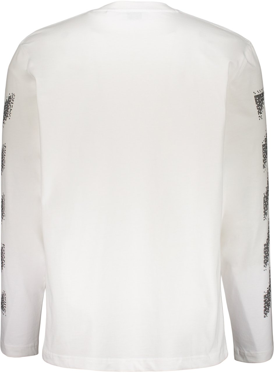OFF-WHITE Long sleeve T-shirt with decorations Wit