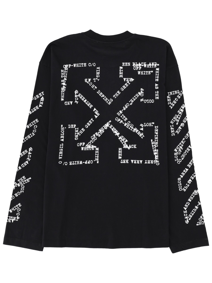Off-White Logo T-Shirt Zwart