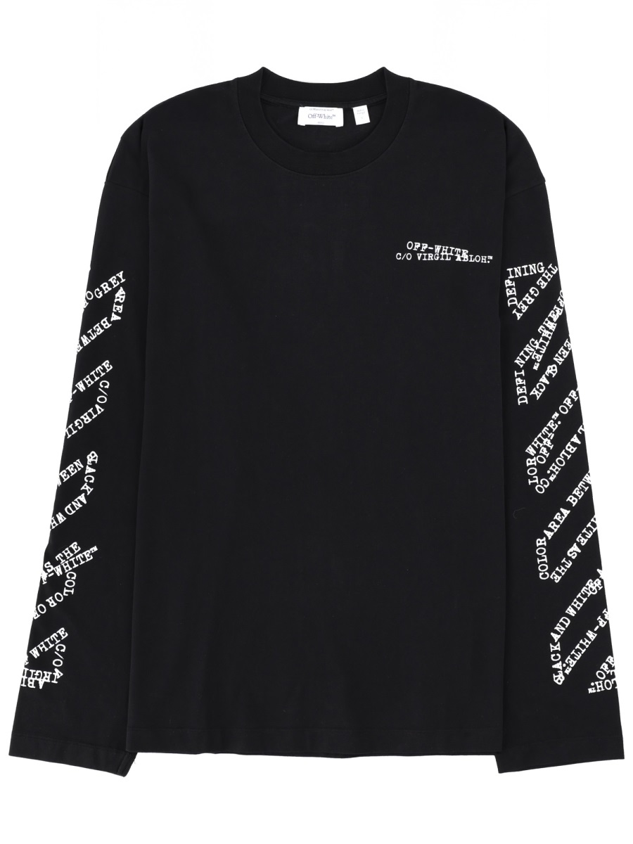 Off-White Logo T-Shirt Zwart