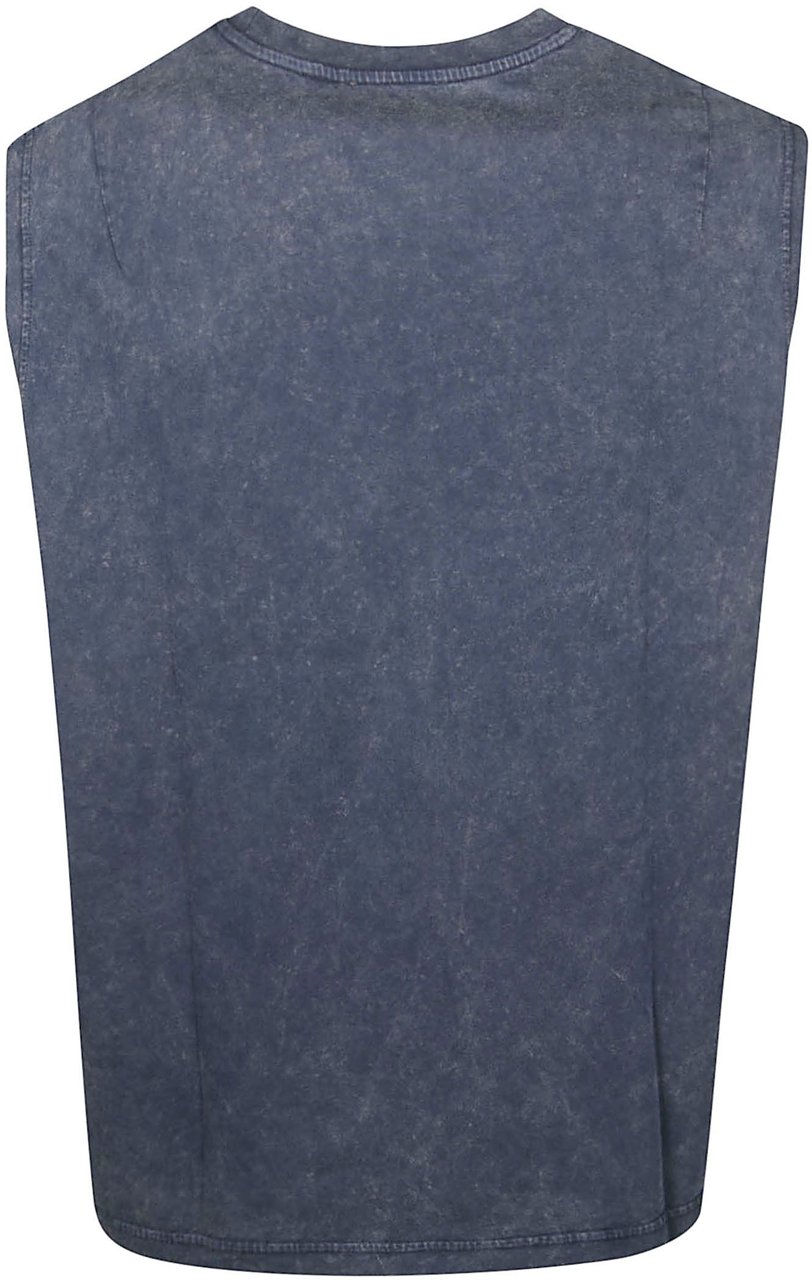 OFF-WHITE Bookish Sleeveless T-shirt Blue Blauw