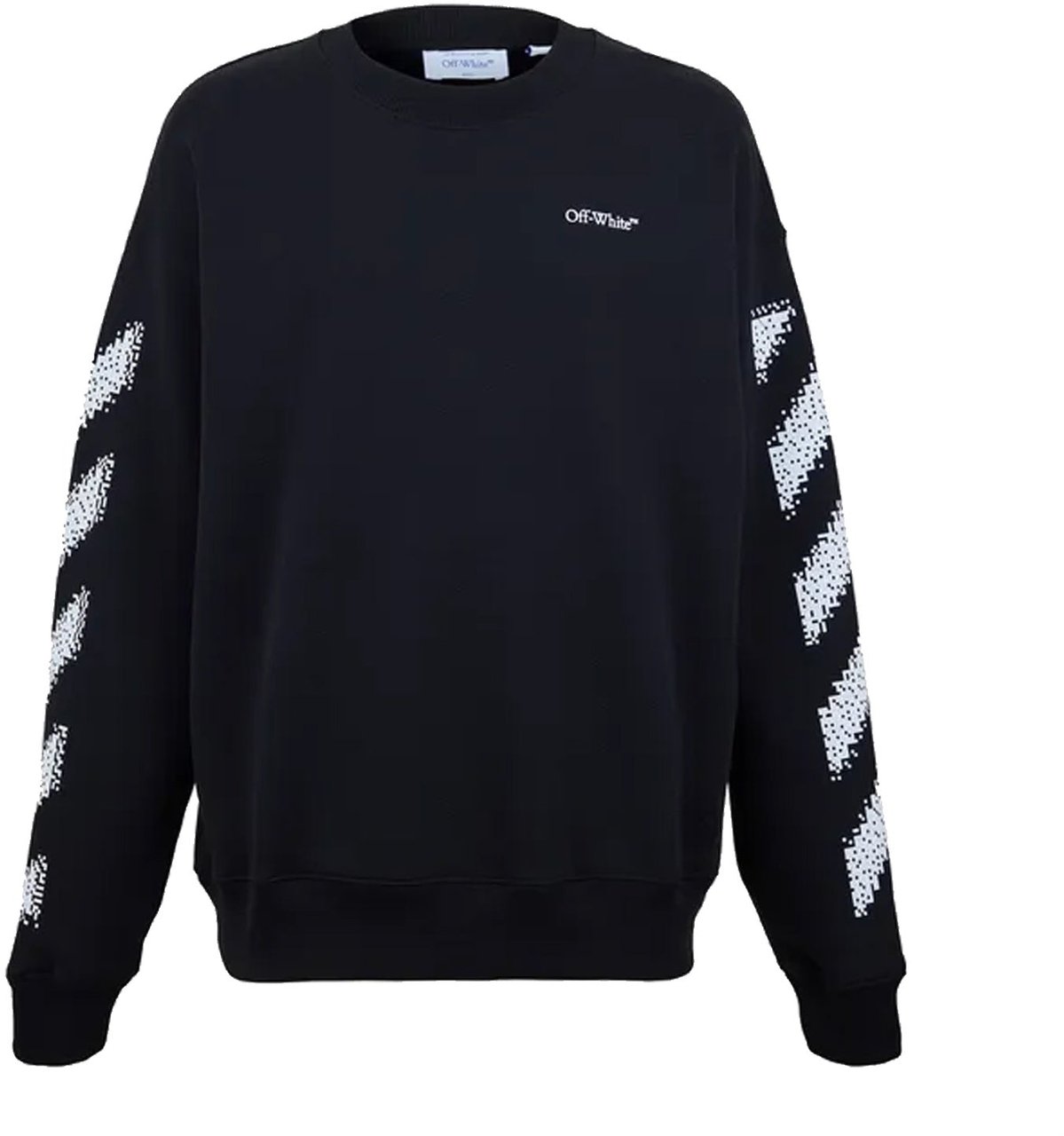 OFF-WHITE Off White Pixel Diag Sweatshirt Zwart