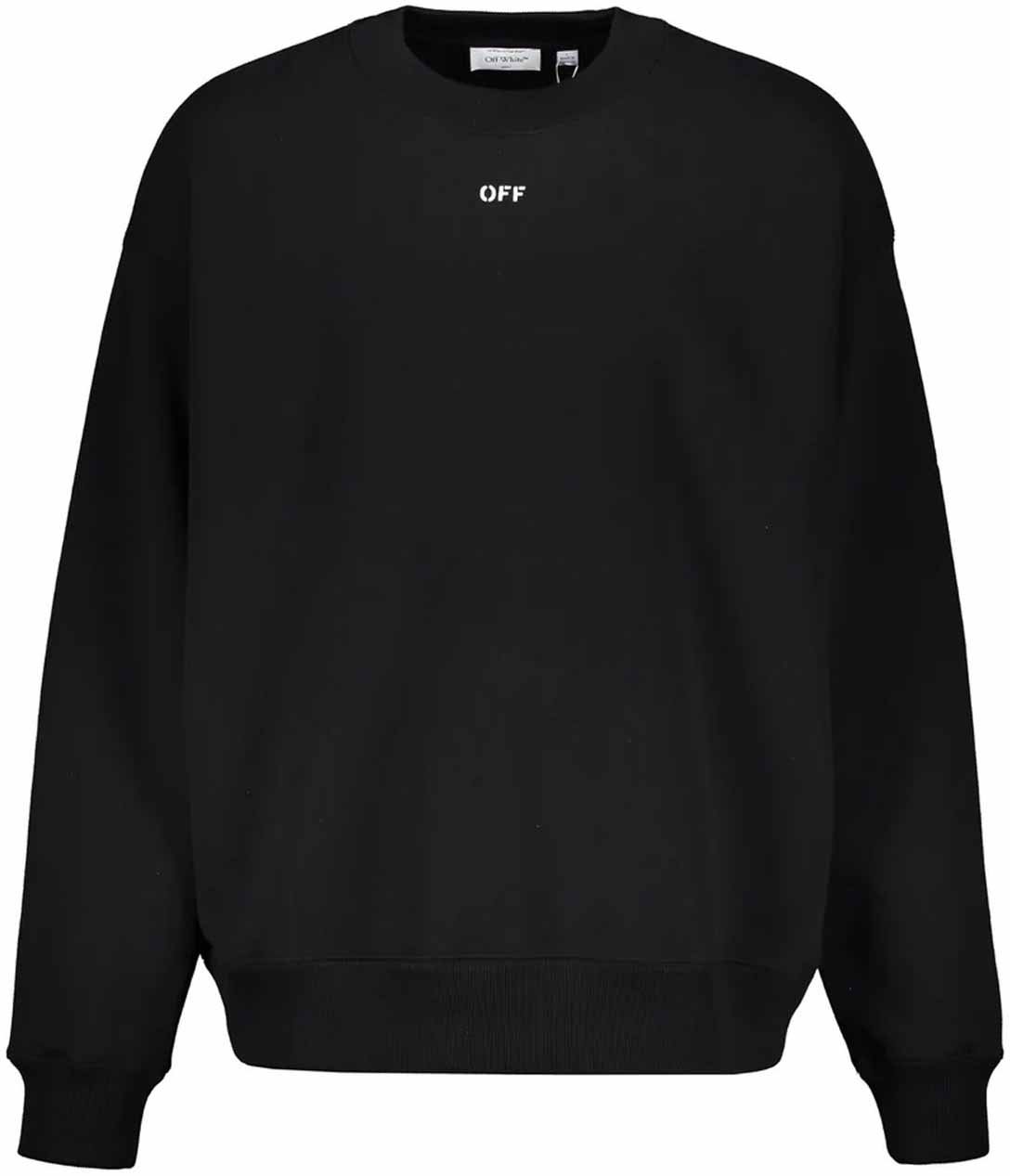 Off-White Logo sweatshirt Zwart