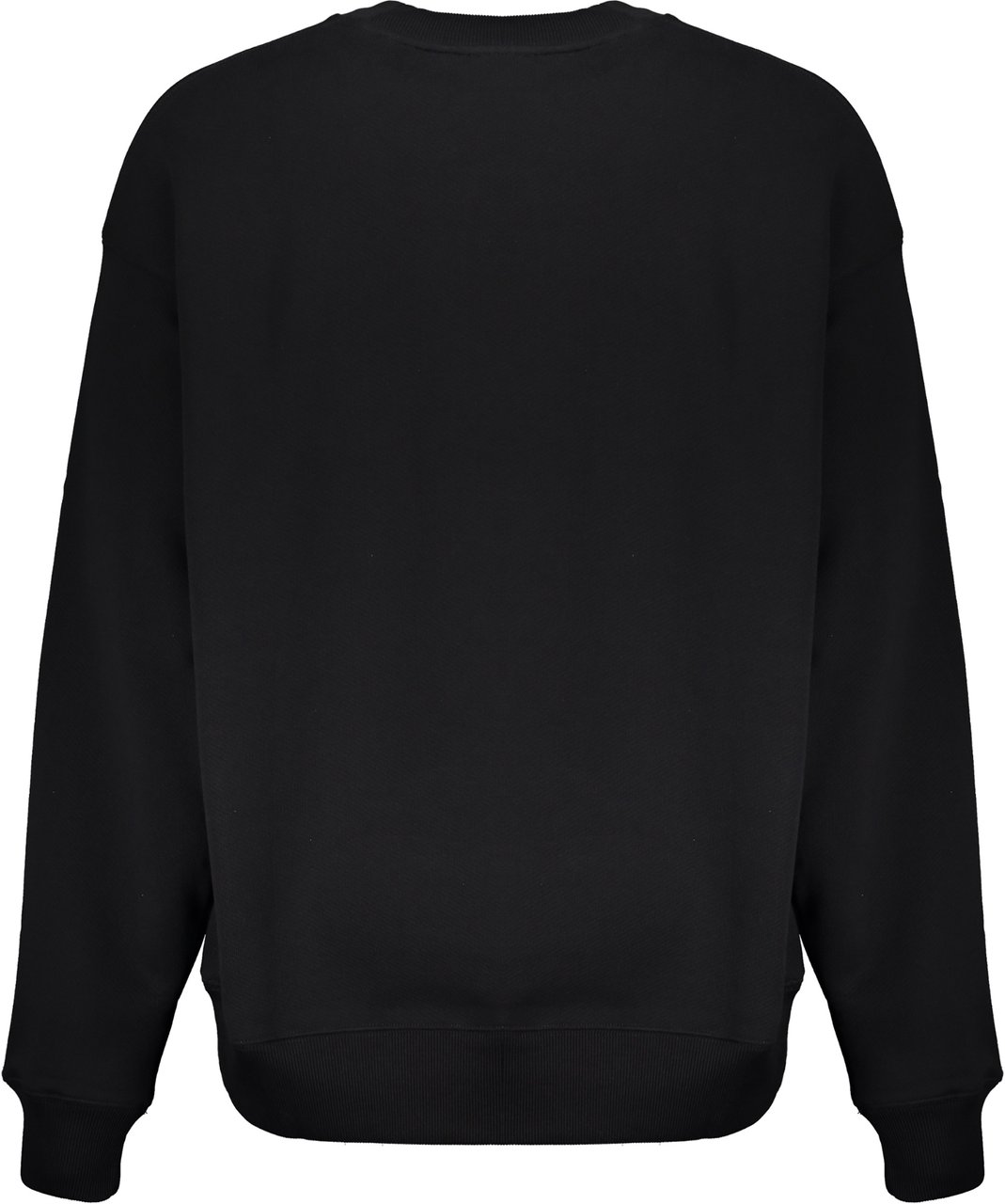 OFF-WHITE Black hoodie in cotton, versatile and comfortable style Zwart