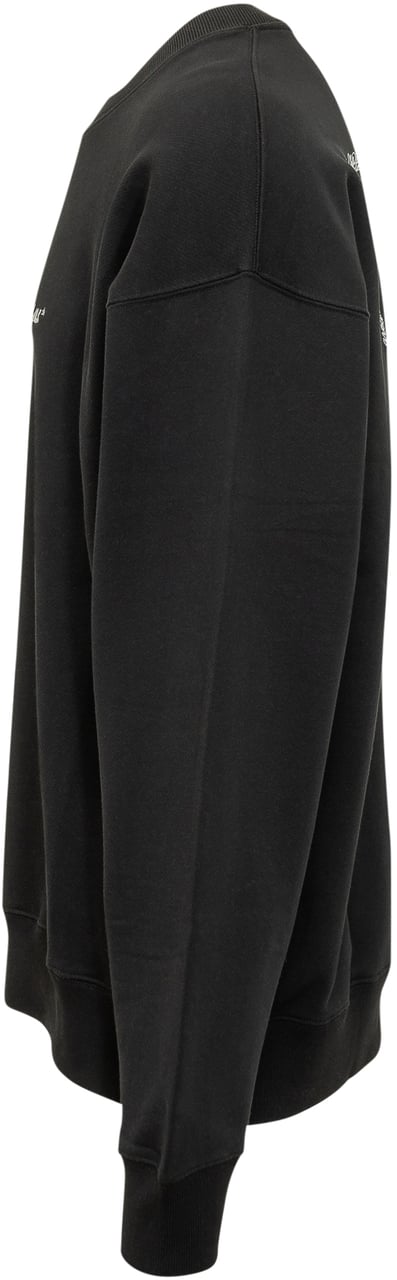 OFF-WHITE Felpa Script Arrow con Stampa Posteriore Zwart