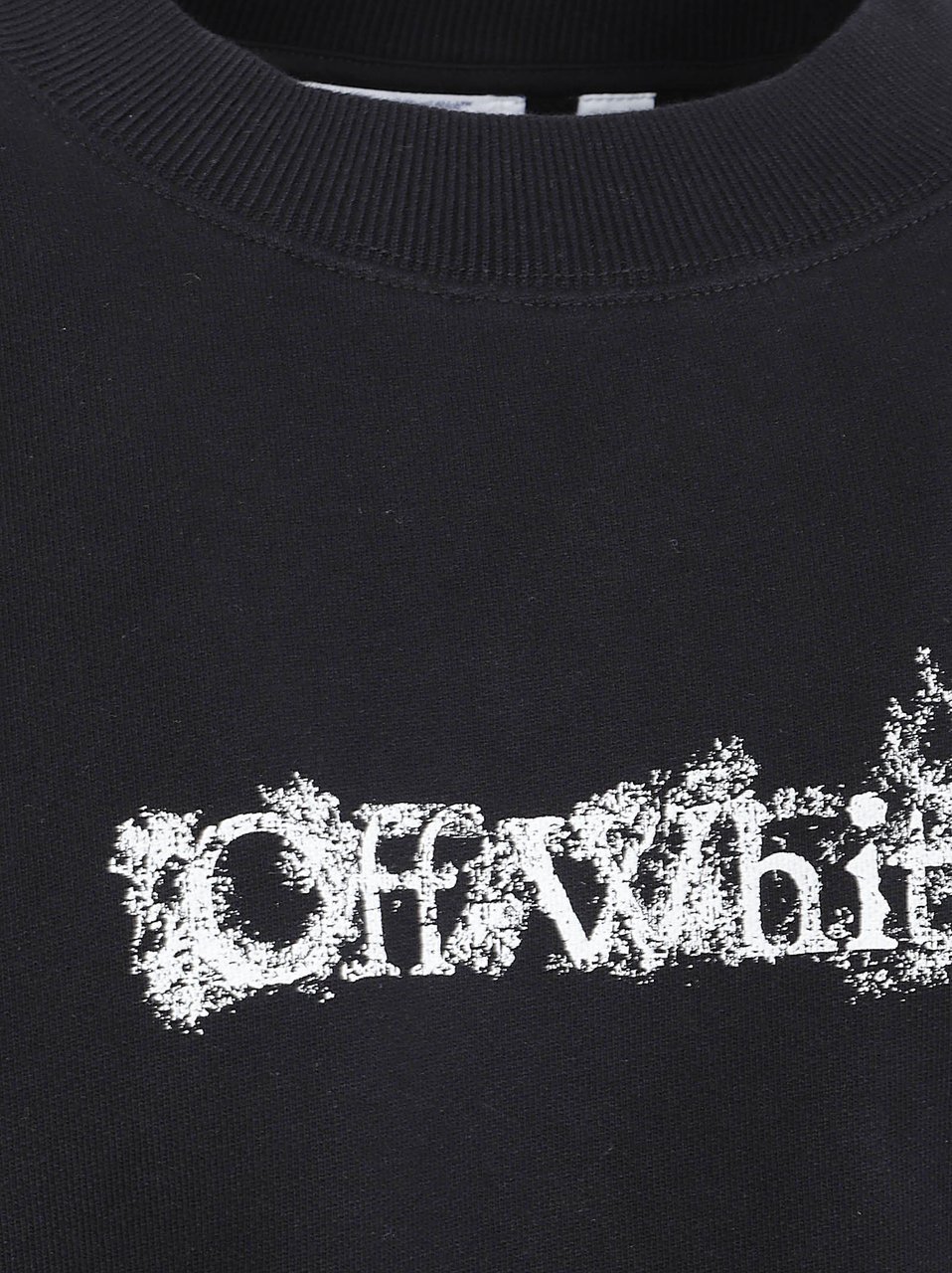 OFF-WHITE Heraldic Arrow Crew Neck Sweatshirt Zwart