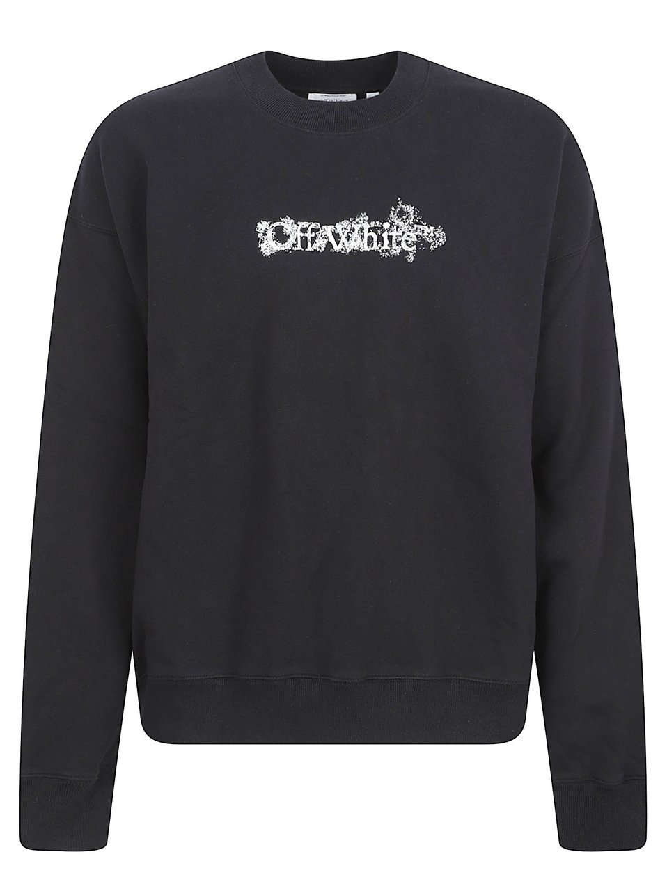 OFF-WHITE Heraldic Arrow Crew Neck Sweatshirt Zwart