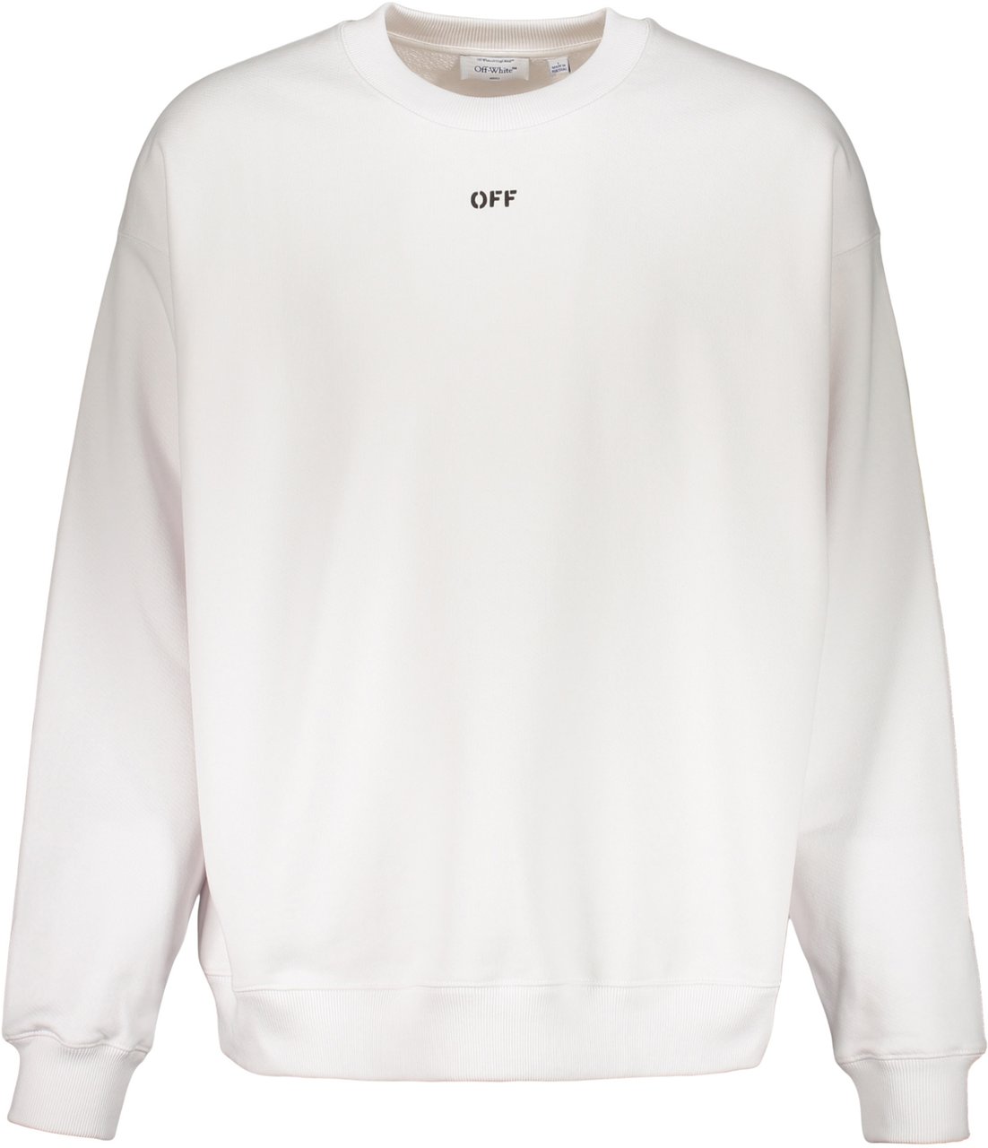 OFF-WHITE Long sleeve sweatshirt with print Wit