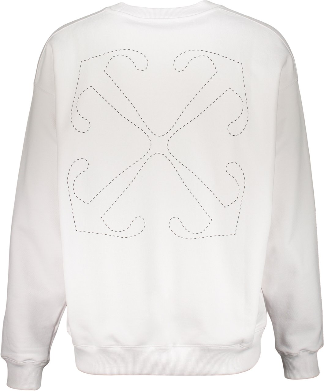 OFF-WHITE Long sleeve sweatshirt with print Wit