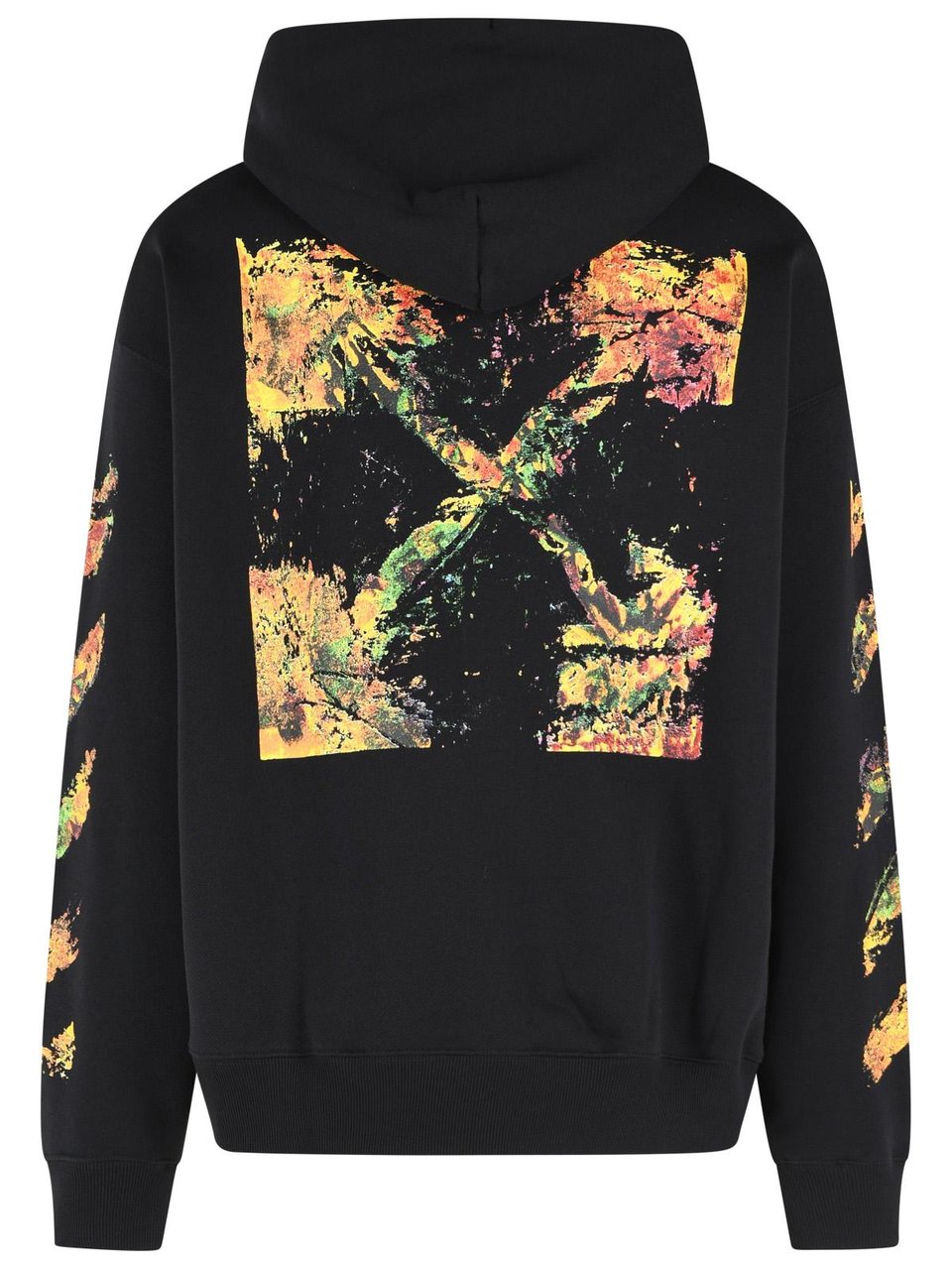 OFF-WHITE 'Spices Arrow' Black Cotton Sweatshirt Zwart