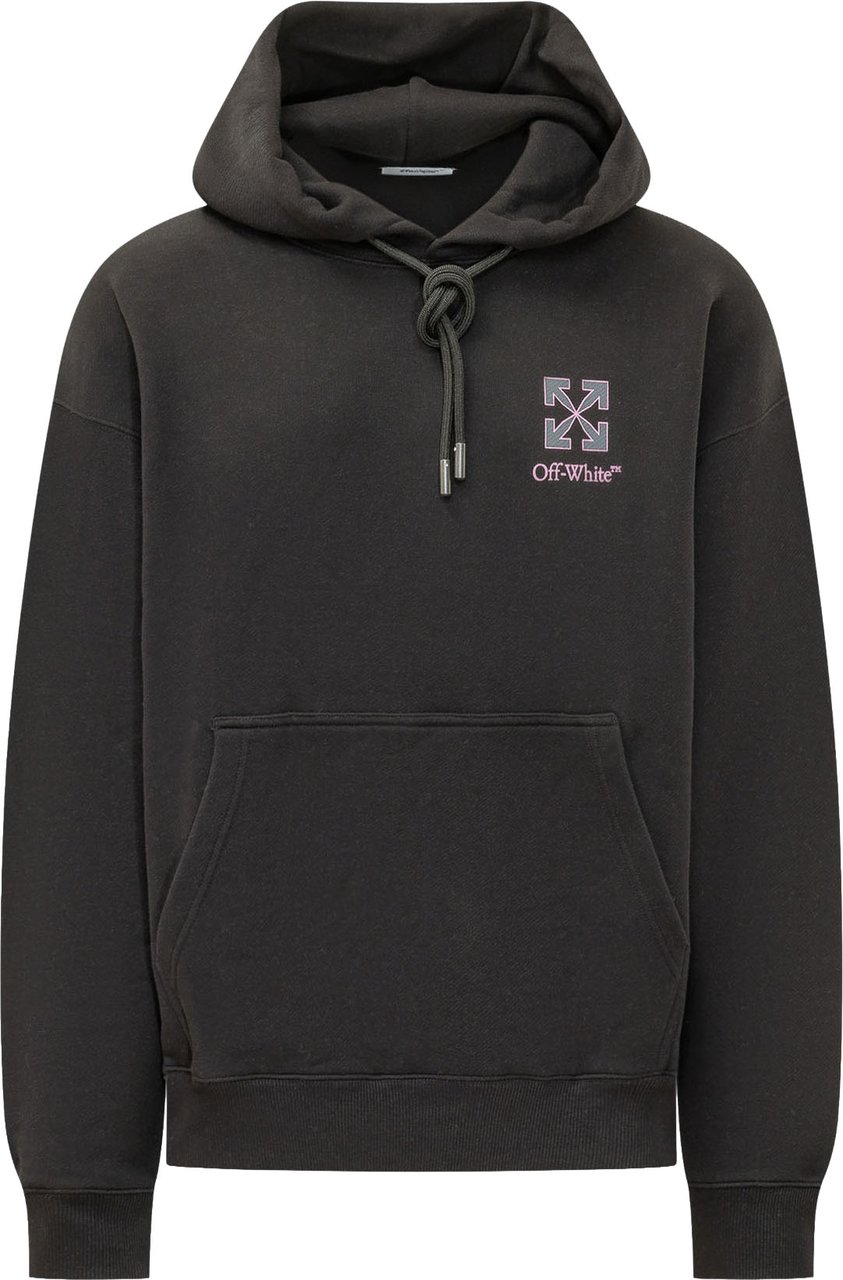 OFF-WHITE SMALL ARROW HOODIE Donkergrijs
