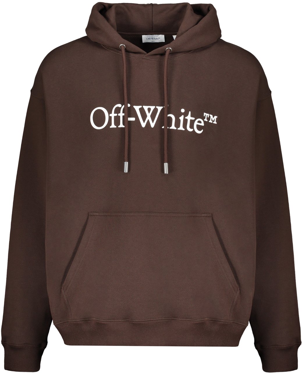 OFF-WHITE Hooded sweatshirt in brown, comfort and style Wit