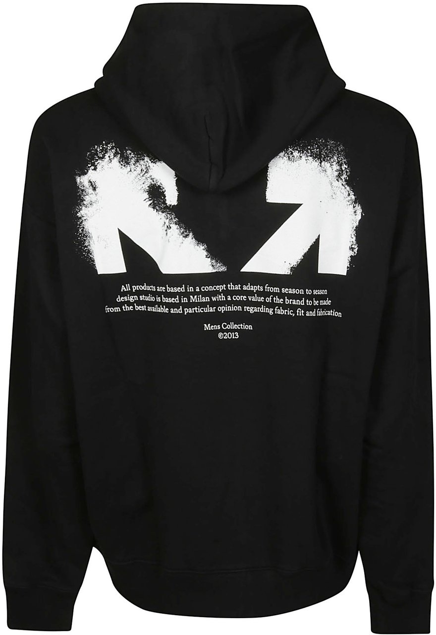 OFF-WHITE Half Arrows Skate Sweatshirt Black Zwart