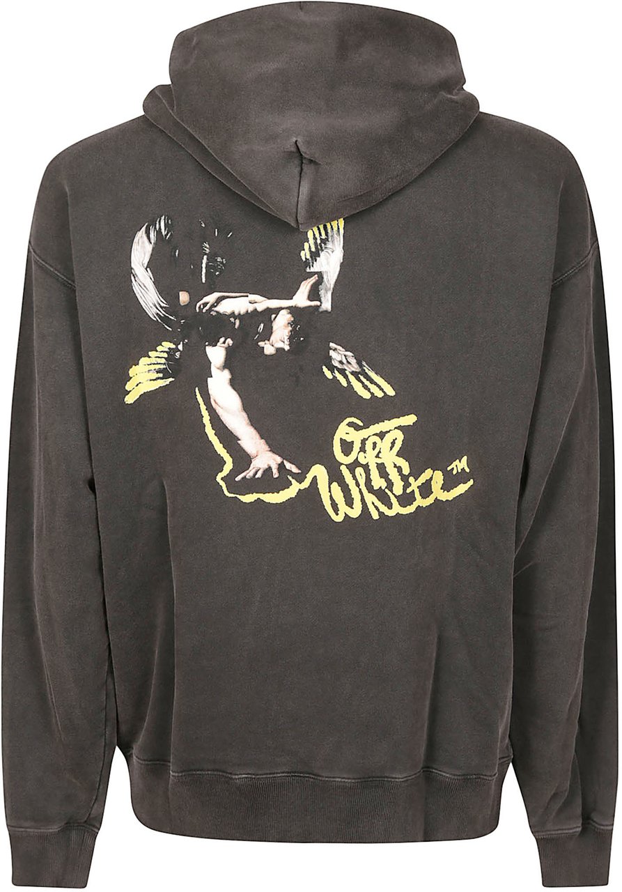 OFF-WHITE Fallen Caravaggio Skate Sweatshirt Black Zwart
