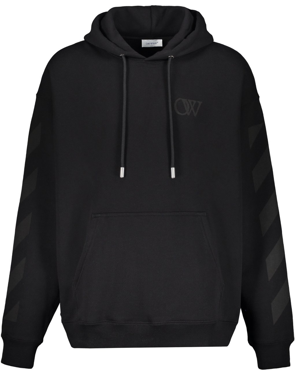 OFF-WHITE Elegant and versatile black hoodie Zwart