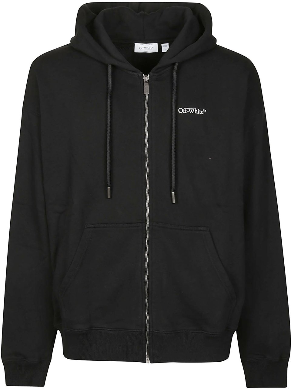 OFF-WHITE Half Arrow Skate Zip Sweatshirt Black Zwart