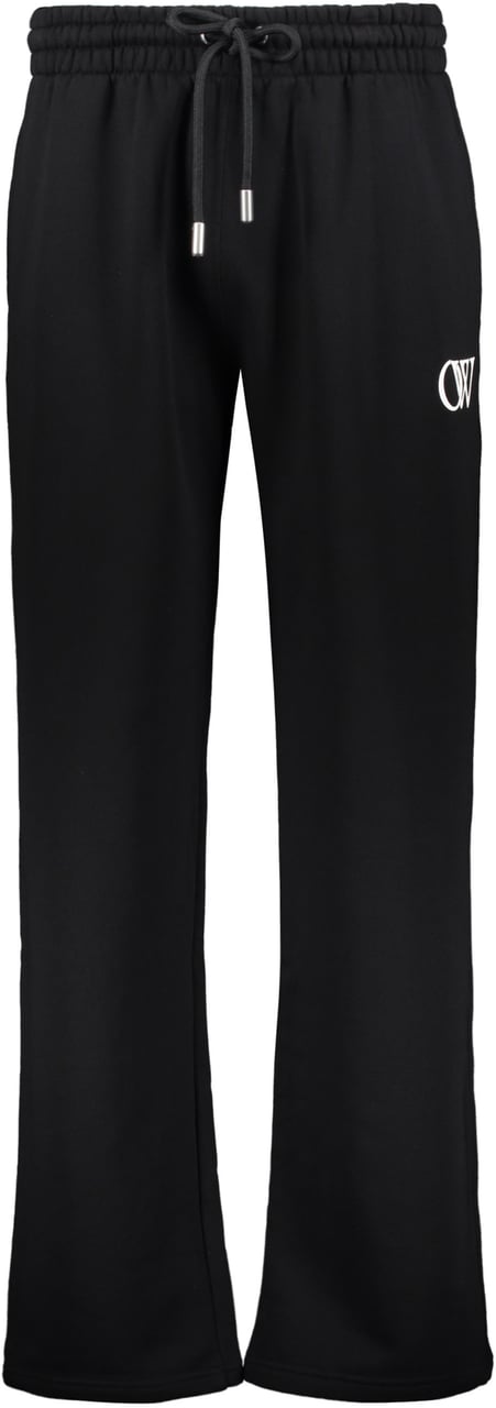 OFF-WHITE Long comfortable black pants with pockets Zwart