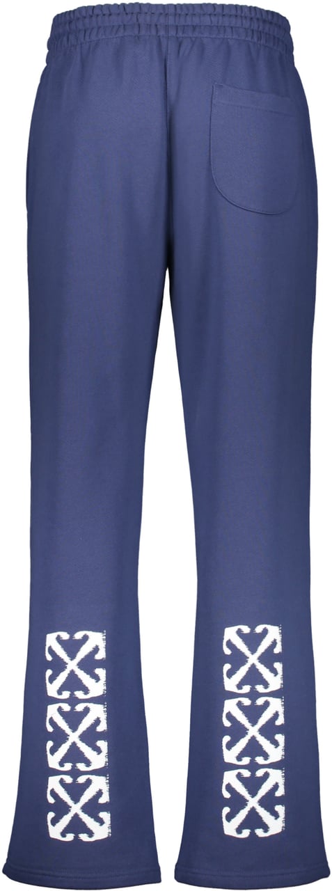 OFF-WHITE Lightweight blue pants with adjustable drawstring Blauw