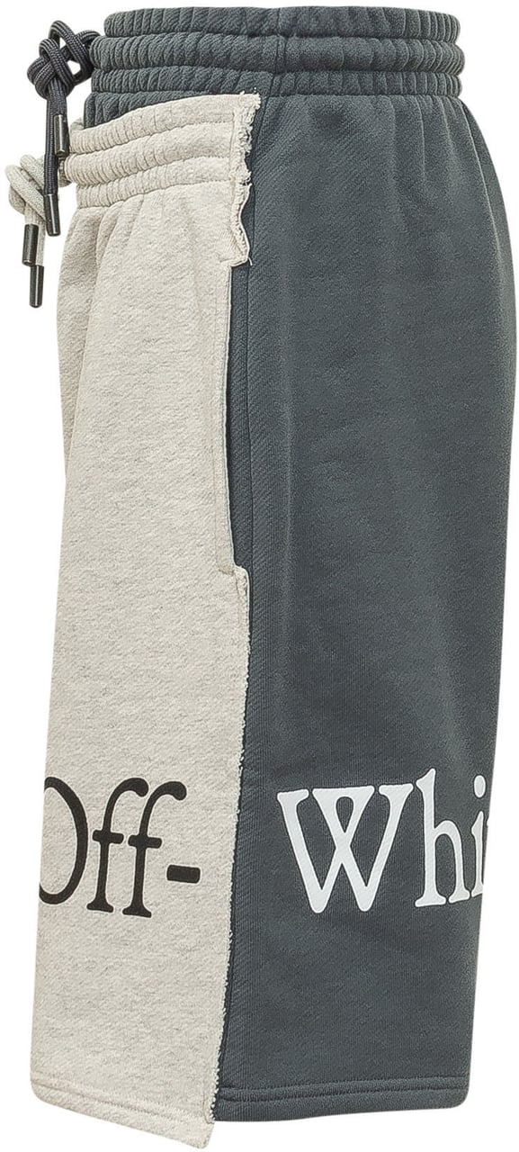 OFF-WHITE Shorts Bookish con Stampa Logo Divers