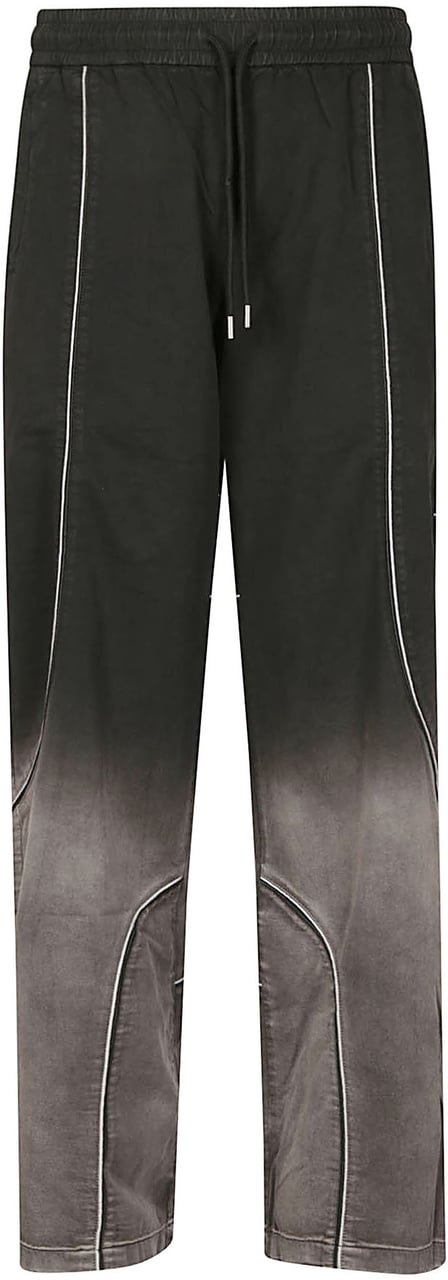 OFF-WHITE Slouchy Garment Dye Trackpant Black Zwart