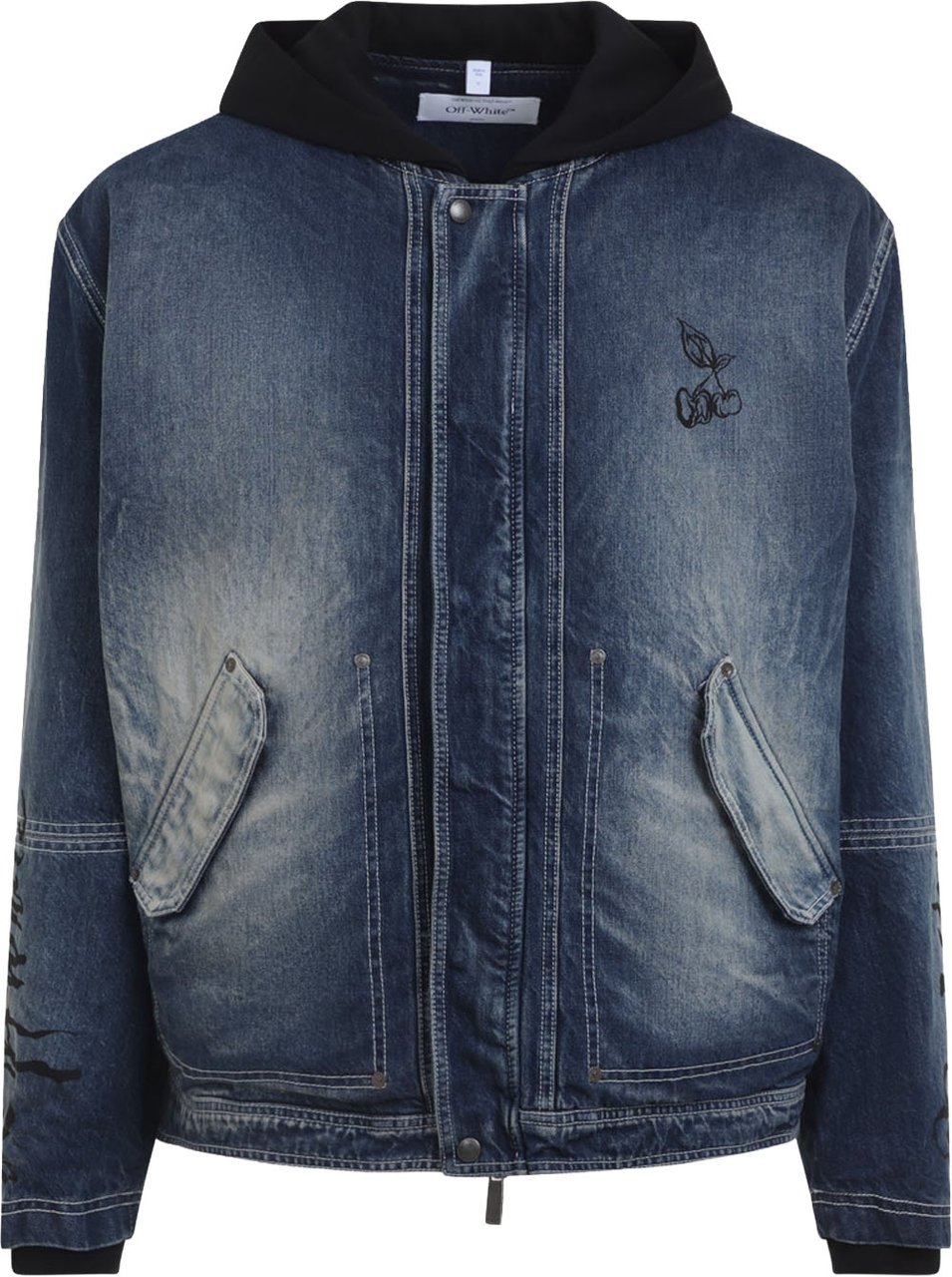 OFF-WHITE Off White Cherry Fleece Jacket Divers
