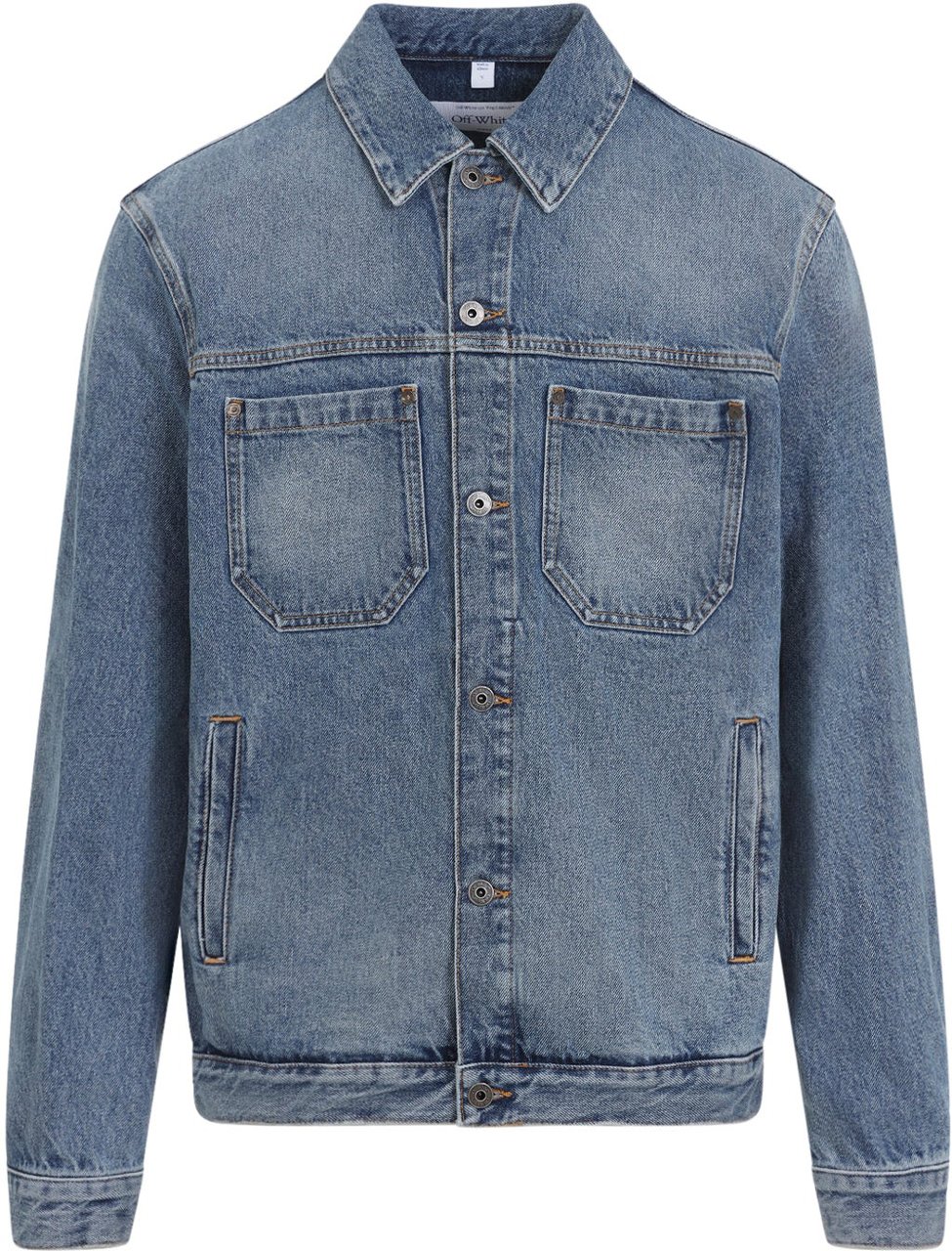 OFF-WHITE Off White Hal Arrow Skate Denim Jacket Divers