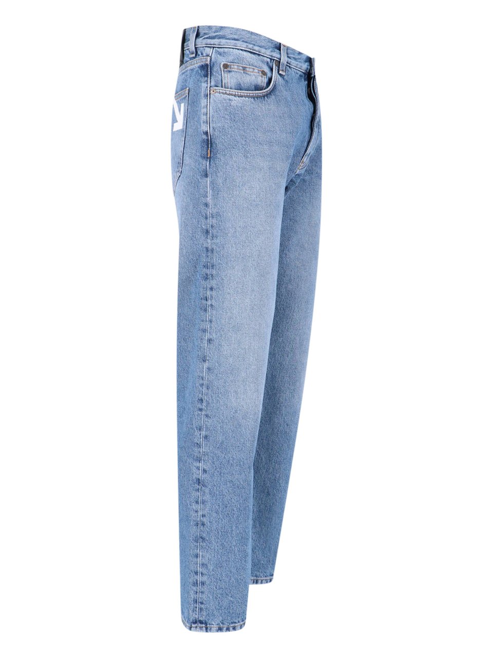 OFF-WHITE "Half-Arrow" Straight Jeans – Blue Blauw