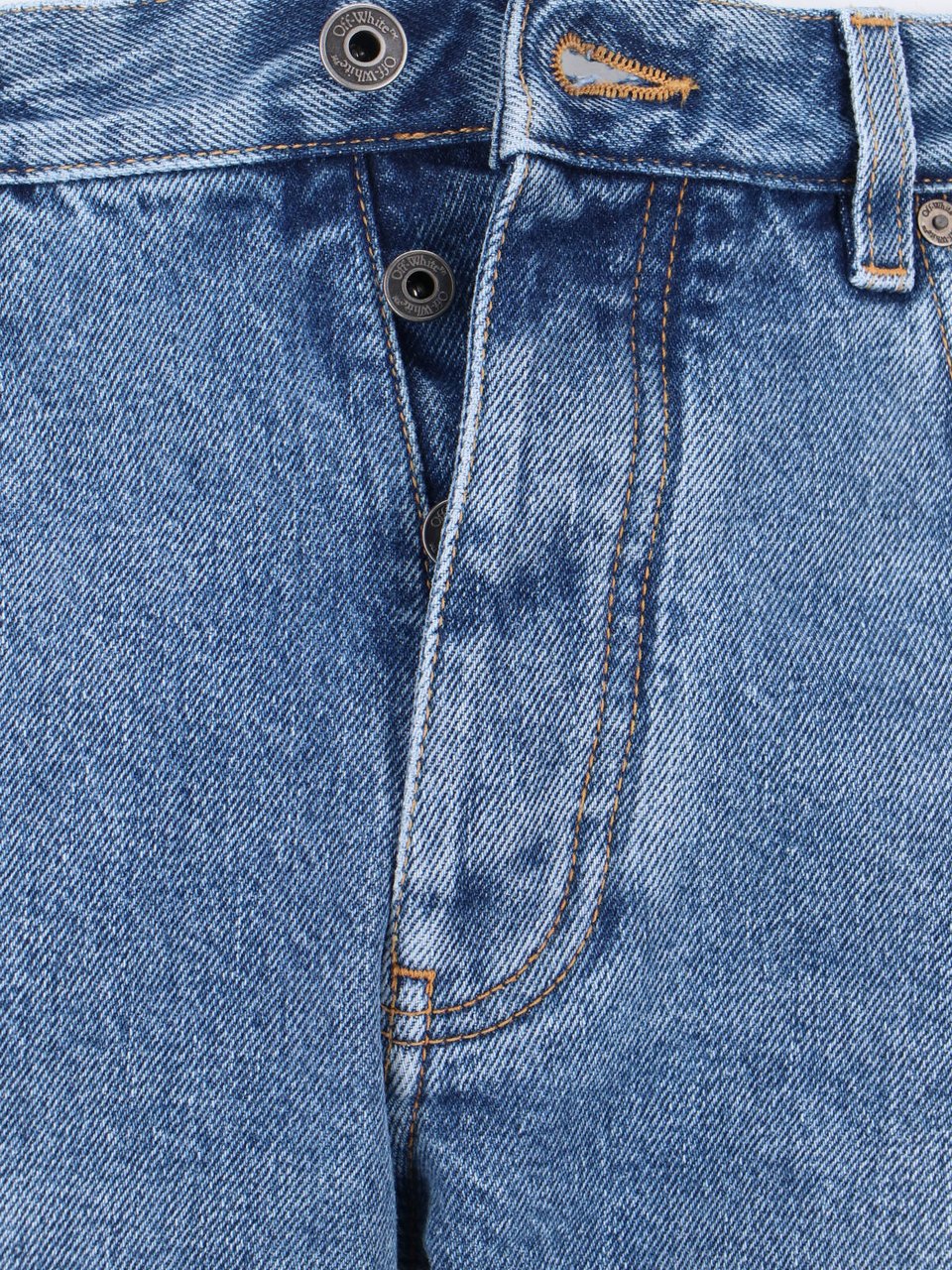 OFF-WHITE "Half-Arrow" Straight Jeans – Blue Blauw