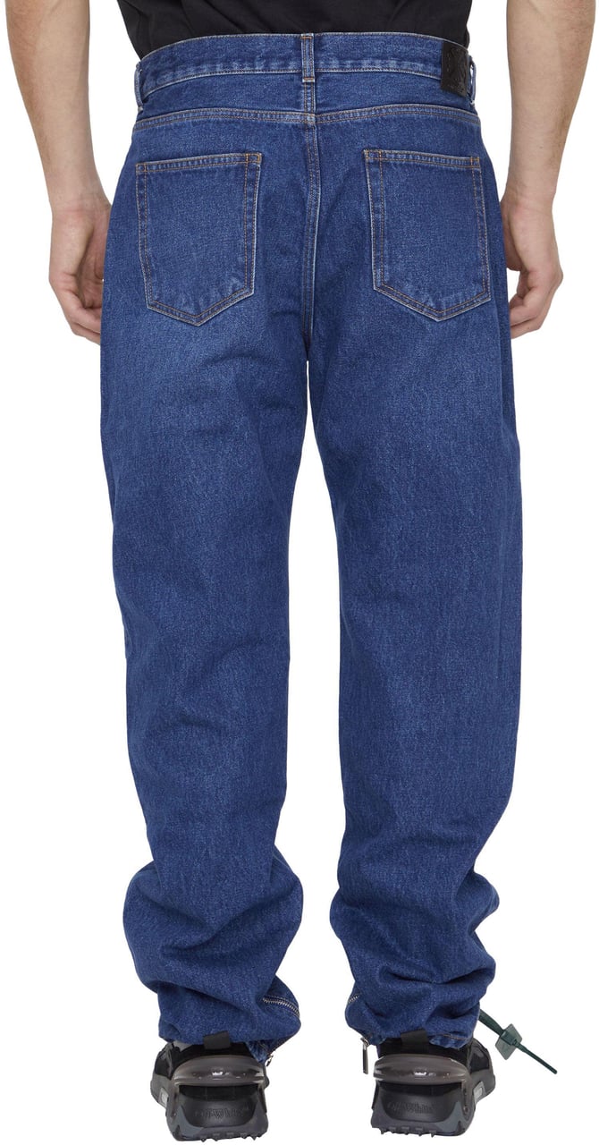 OFF-WHITE Skate relaxed jeans Blauw