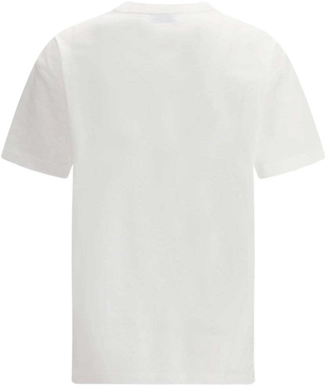 OFF-WHITE White Big Logo Bookish Cotton T-Shirt Wit