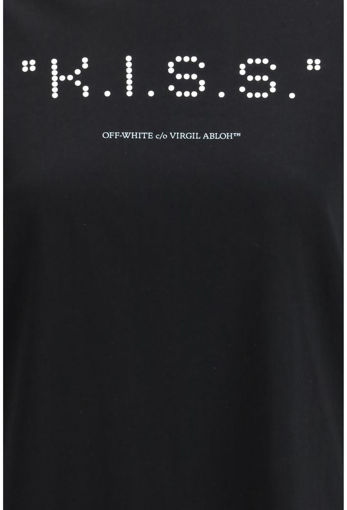 Off-White Black Cotton Sportswear Zwart