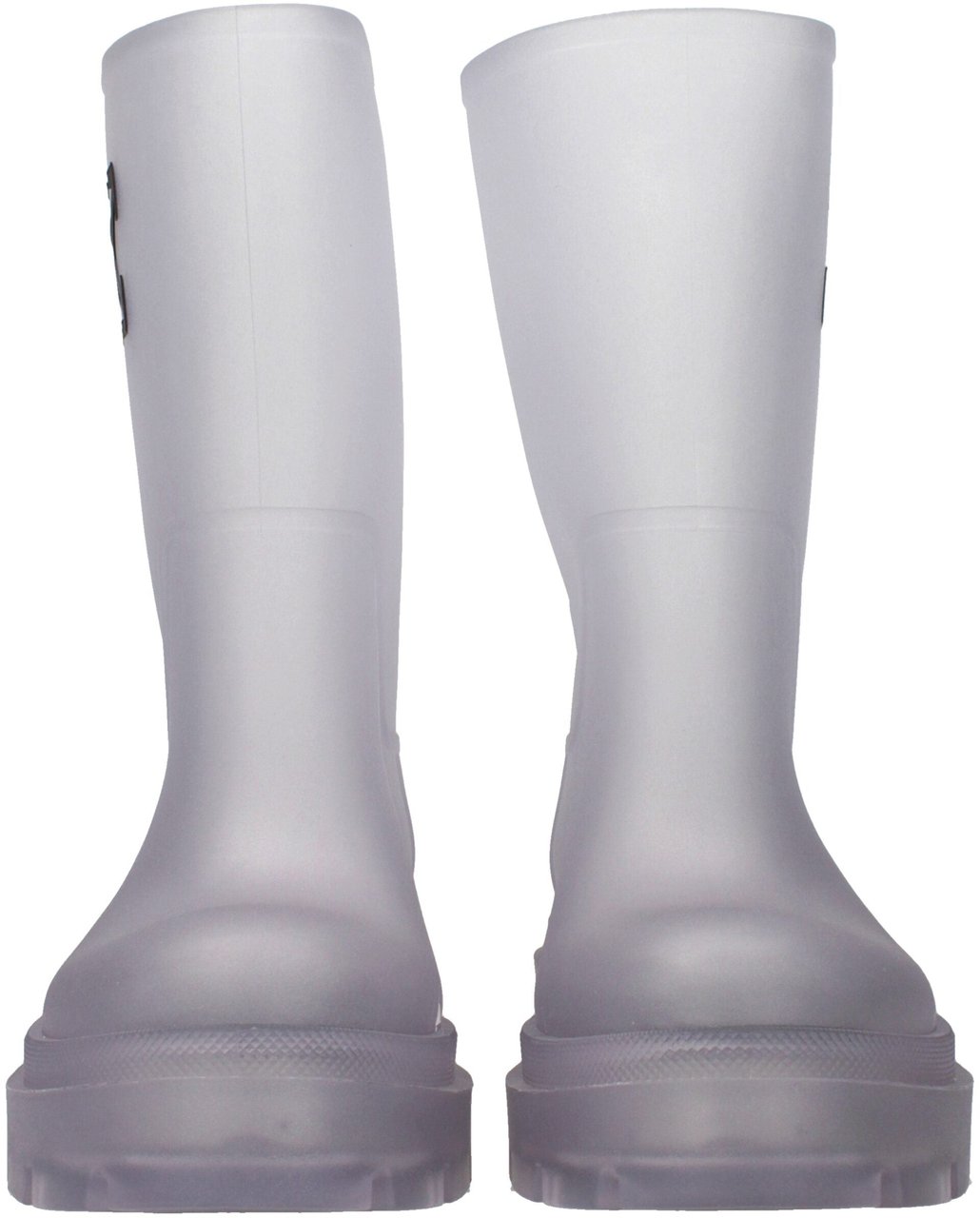 Off-White Transparent Pvc Ankle Boots Wit