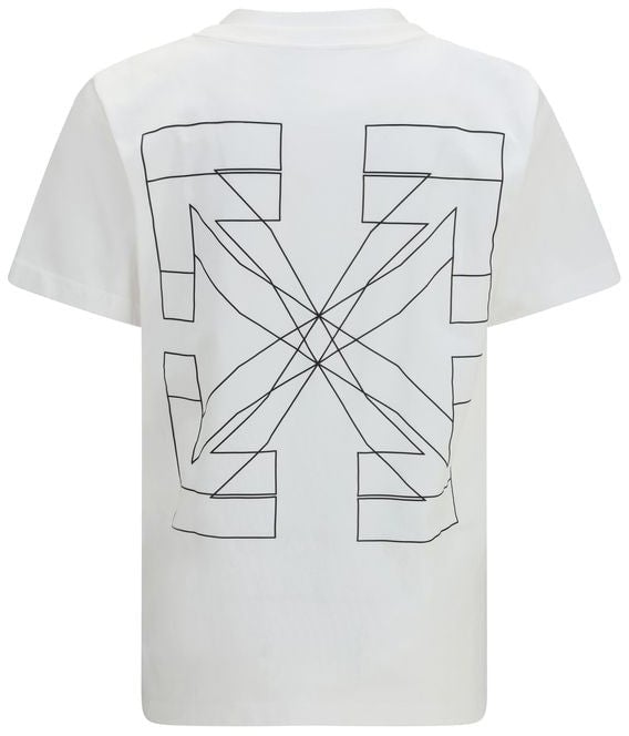 OFF-WHITE Off-White White Cotton T-Shirt Wit