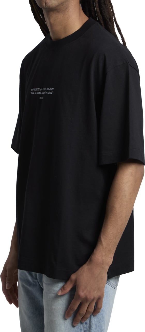 OFF-WHITE Statement Skate T-shirt Zwart