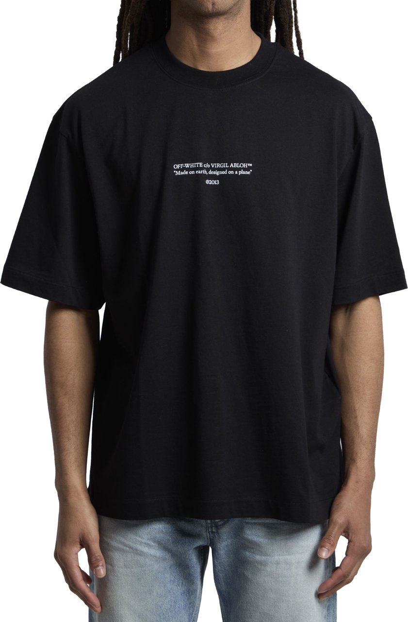 OFF-WHITE Statement Skate T-shirt Zwart