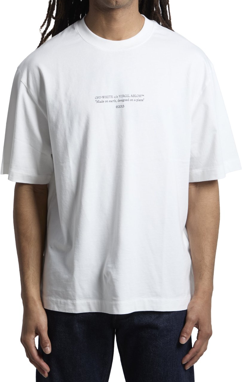 OFF-WHITE Statement Skate T-shirt Wit