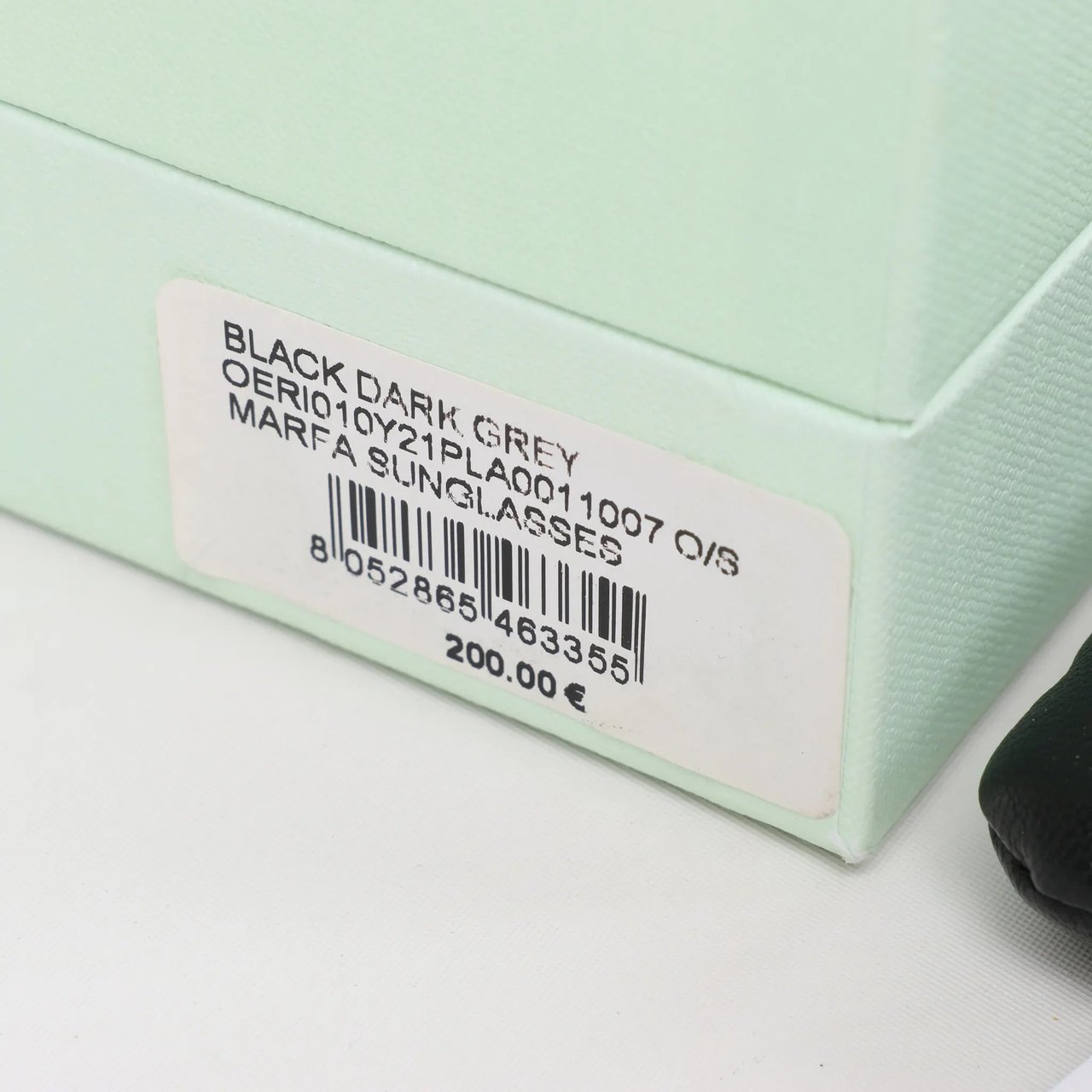 OFF-WHITE Off White Manchester Sunglasses in Black OERI010 Zwart