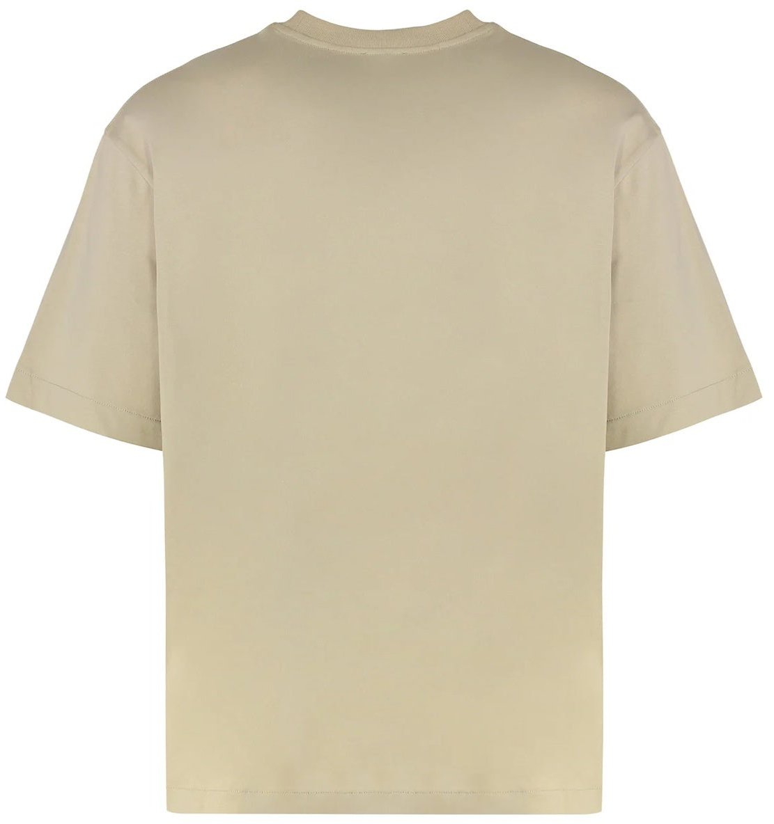 OFF-WHITE Off-White Cotton Crew-neck T-shirt Beige