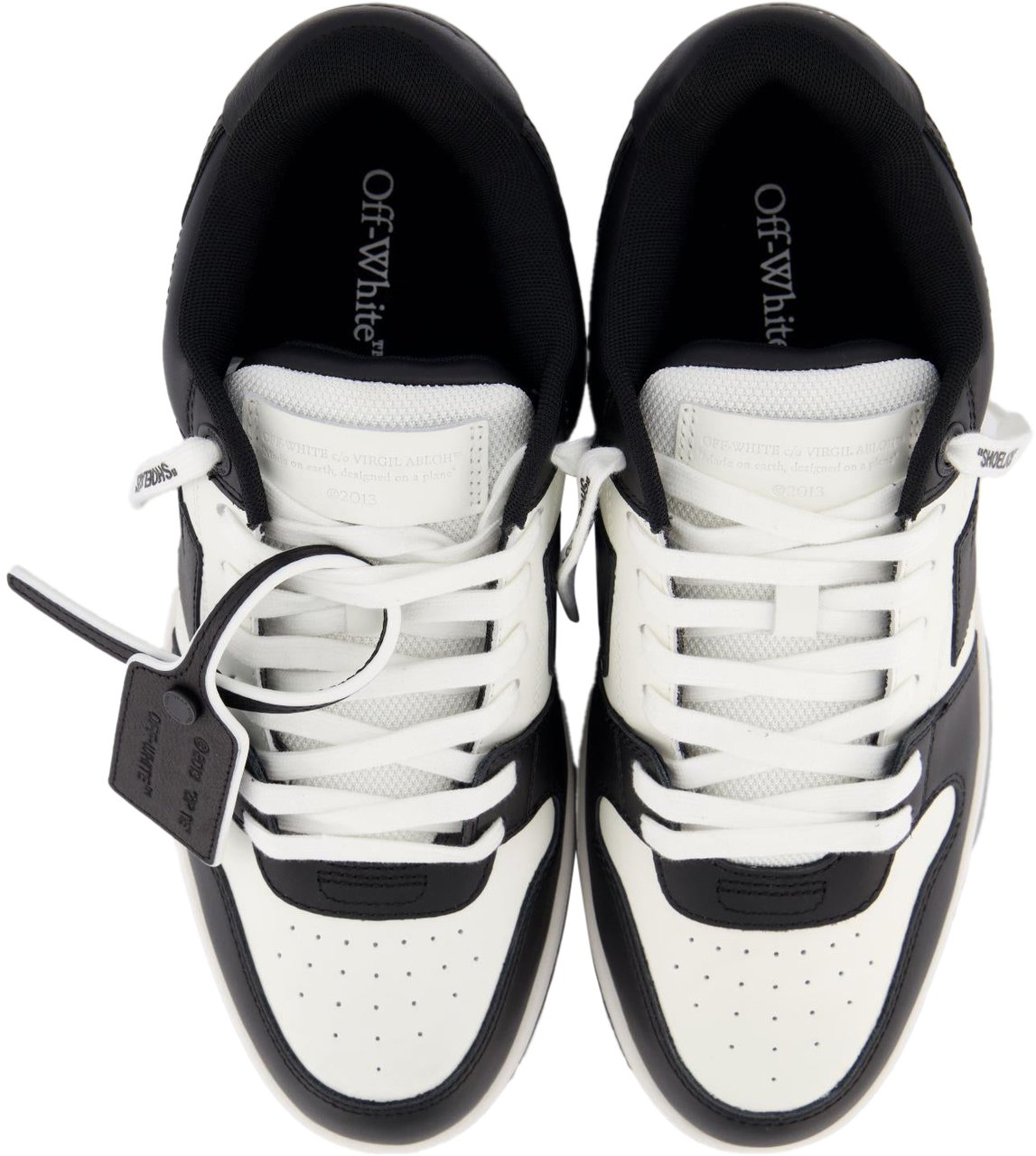 OFF-WHITE OFF WHITE Heren Out Of Office Sneaker Zwart Zwart